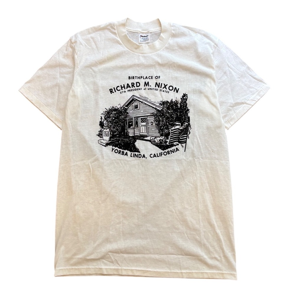 Vintage 80's Birthplace Of Richard Nixon President Shirt Size L